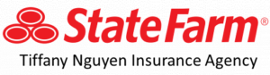 Tiffany Nguyen Insurance Agency, State Farm logo